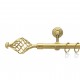 Карниз для штор "Арезо 19мм" металлический одинарный открытый